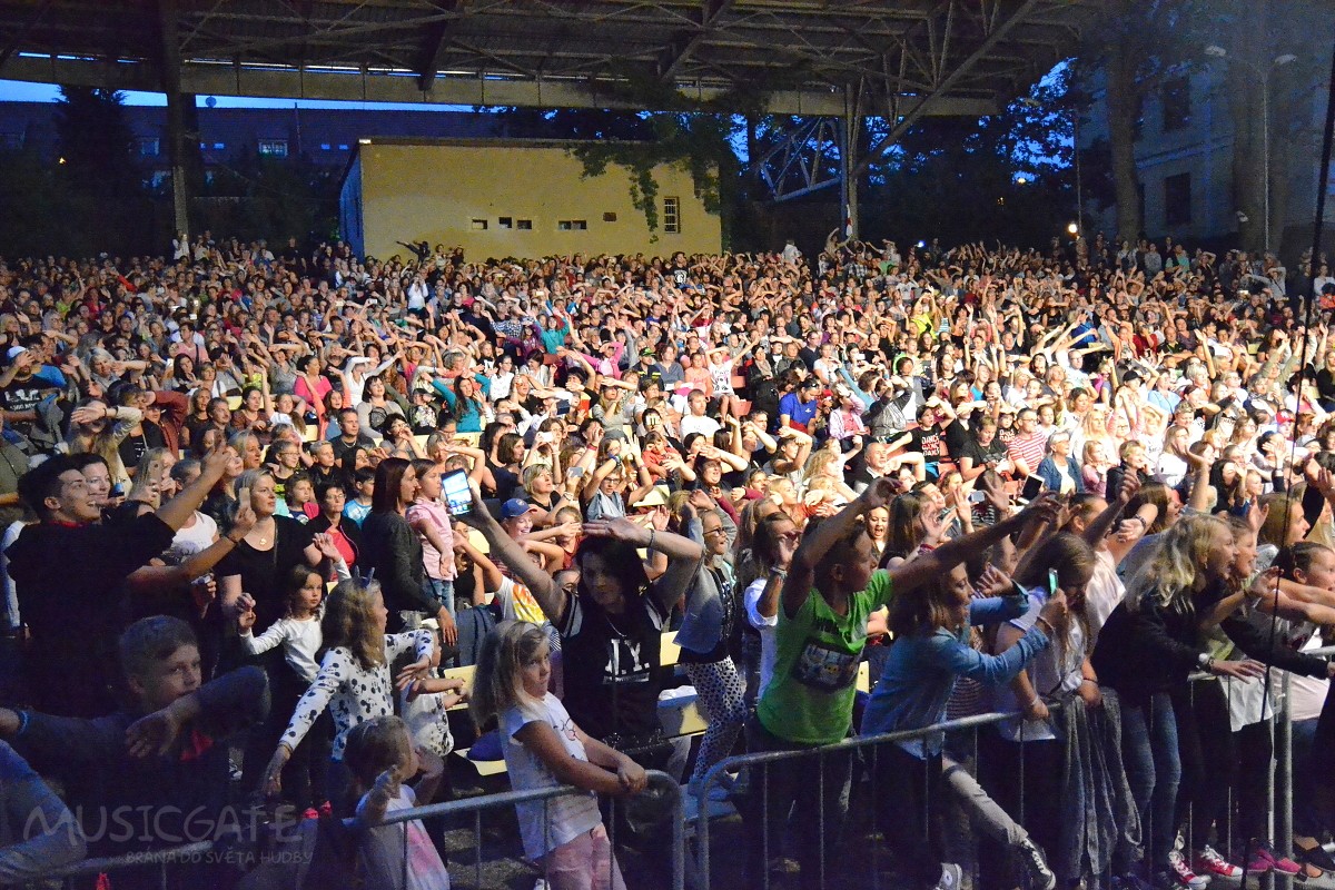 Celý koncert si užívala jak zpěvačka, tak i …