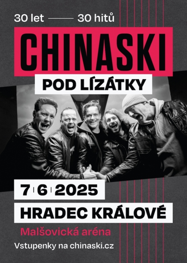 Plakát Chinaski - foto Roman Černý