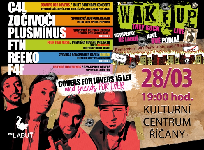 Středočeská pop-punk-rocková kapela COVERS for …