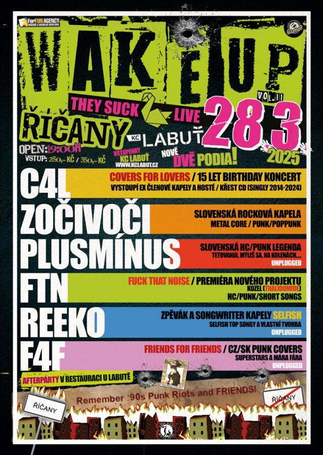. Těšit se můžete na kapely Zoči Voči (SK), …