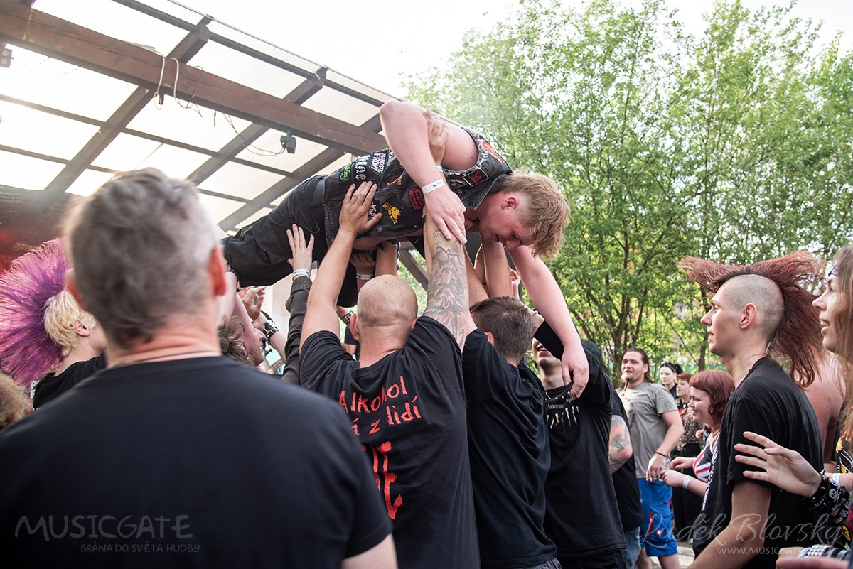 Z koncertu kapely Punk Floid
