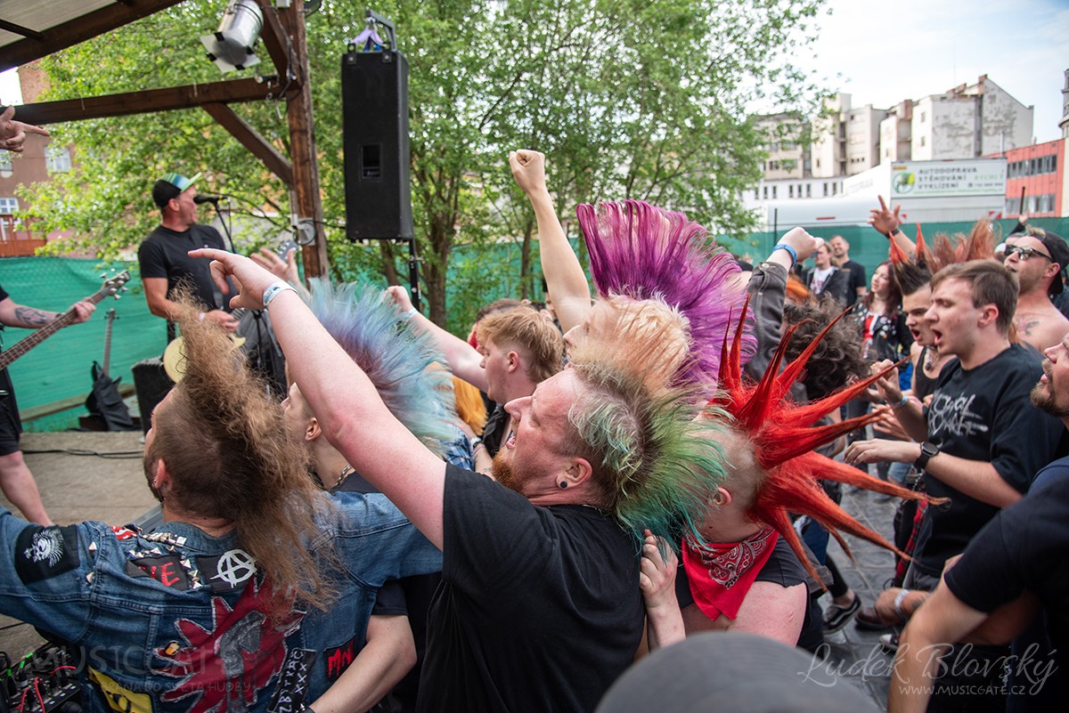 Z koncertu kapely Punk Floid