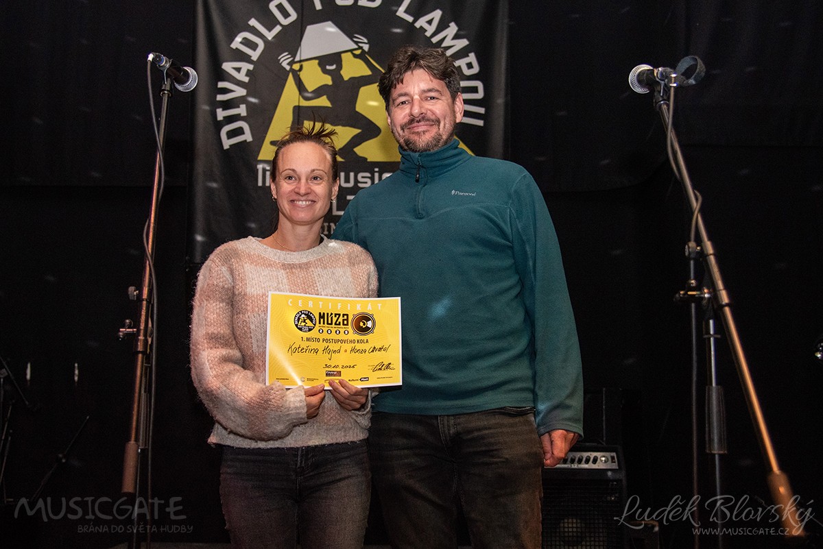 Kateřina Hajná a Honza Chvátal – vítězné duo v obou kategoriích