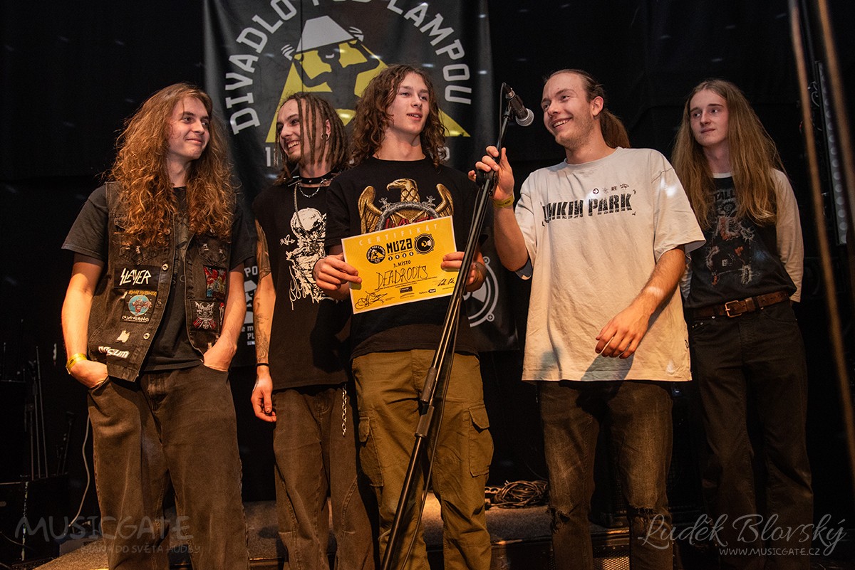 Kapela Deadroots – třetí místo v Hlavním finále Múzy 2025