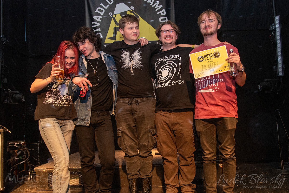 Kapela The Gripes – druhé místo v Hlavním finále Múzy 2025