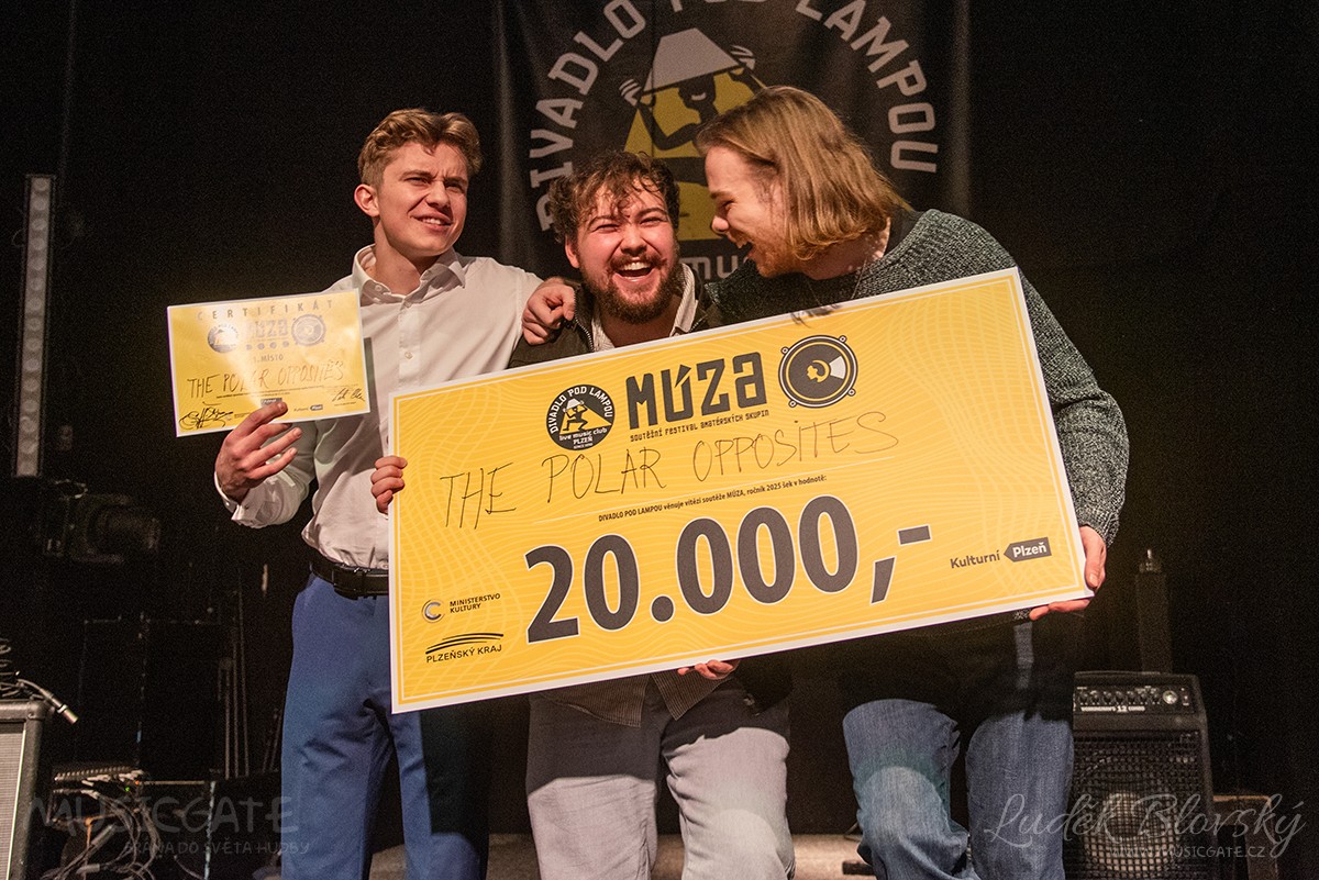 Kapela The Polar Opposites – první místo v Hlavním finále Múzy 2025