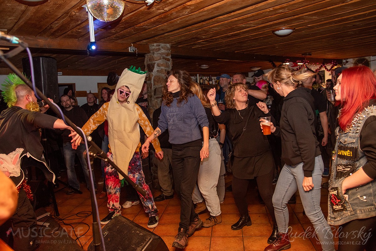 Z koncertu kapely Švagrův punk