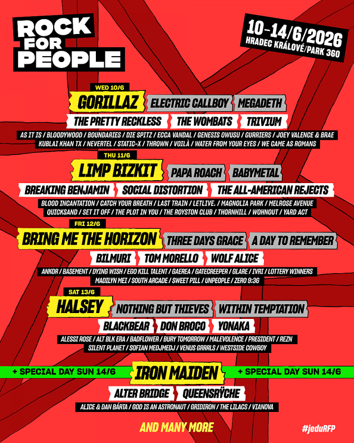 Za festivalem Rock for People stojí agentura &hellip;