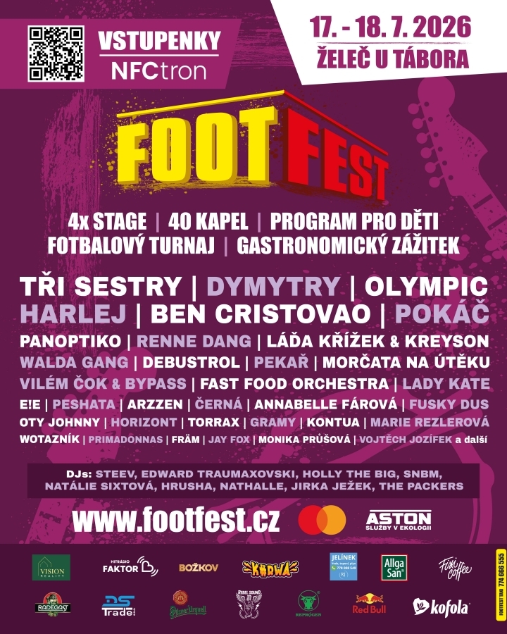 Festival se uskuteční 17. a 18. července 2026 &hellip;