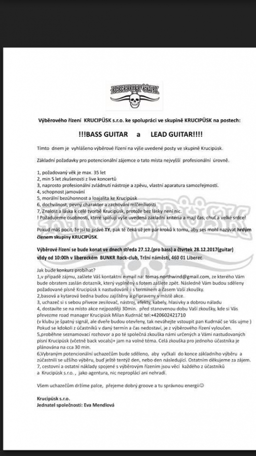 Aktualizace 17. 12. 2017 (22:10) 
	Na …