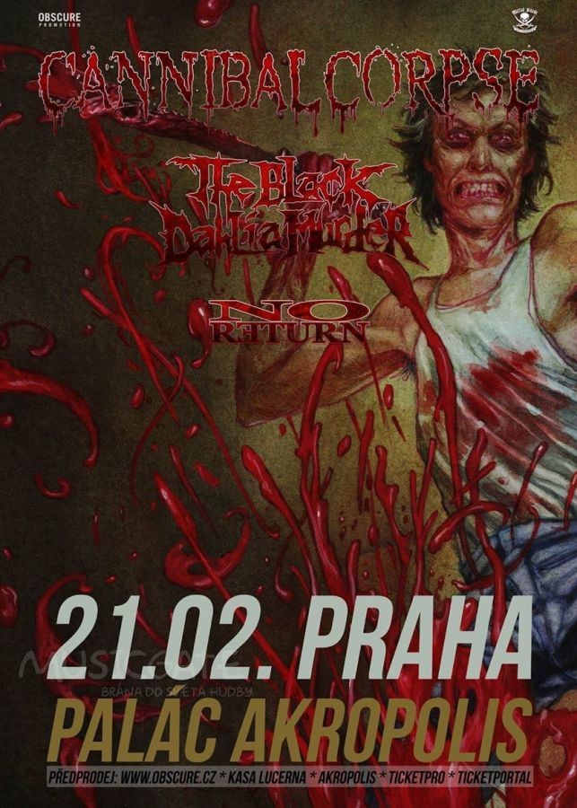 CANNIBAL CORPSE v únoru 2018 v Praze a Bratislavě!