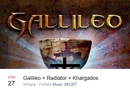 Gallileo, Radiator a Khargados rozjedou rockový koncert ve Sklepě!