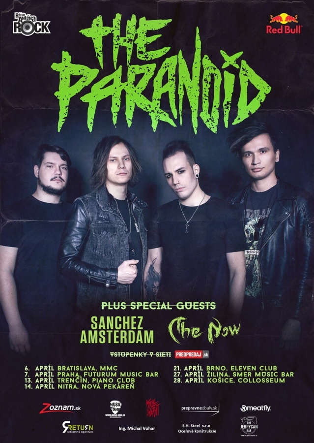 Skupina Paranoid má nového zpěváka a vyráží s ním na husté turné!