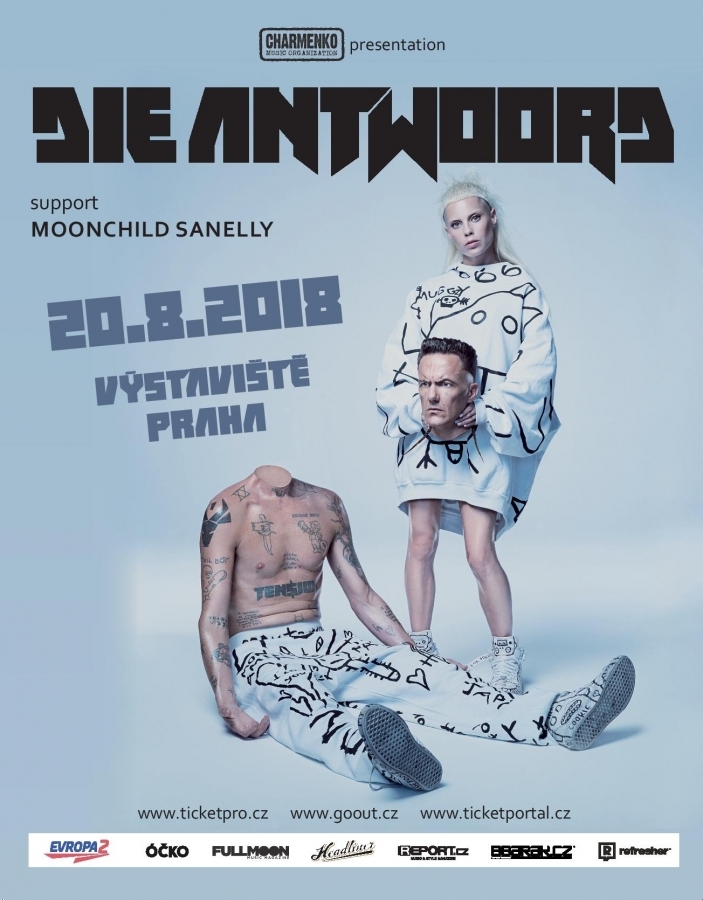 Die Antwoord s sebou v srpnu přivezou do Prahy Moonchild Sanelly, jednu z nejžhavějších současných jihoafrických hvězd.