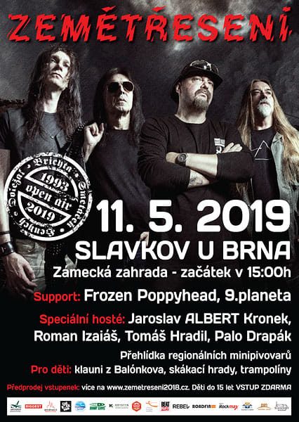 Zemetřesení open Air 2019 v Slavkově u Brna