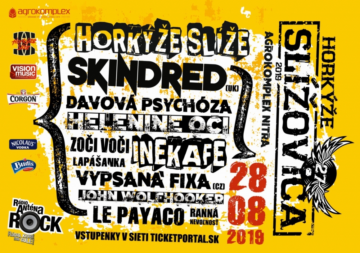Festival Slížovica se stahuje na Agrokomplex, headlinerem budou Horkýže Slíže, přijedou i Skindred