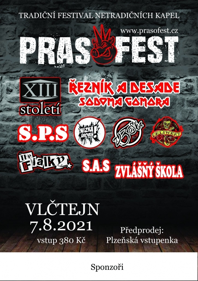 Včtejnský Prasofest představí na osmém ročníku trumfy z české hudební scény