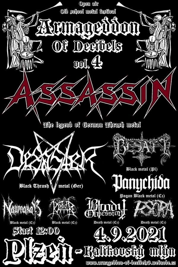 Zahraniční účast na Armageddonu Of Decibels je samozřejmostí, tahounem 4. ročníku se stane německý Assassin