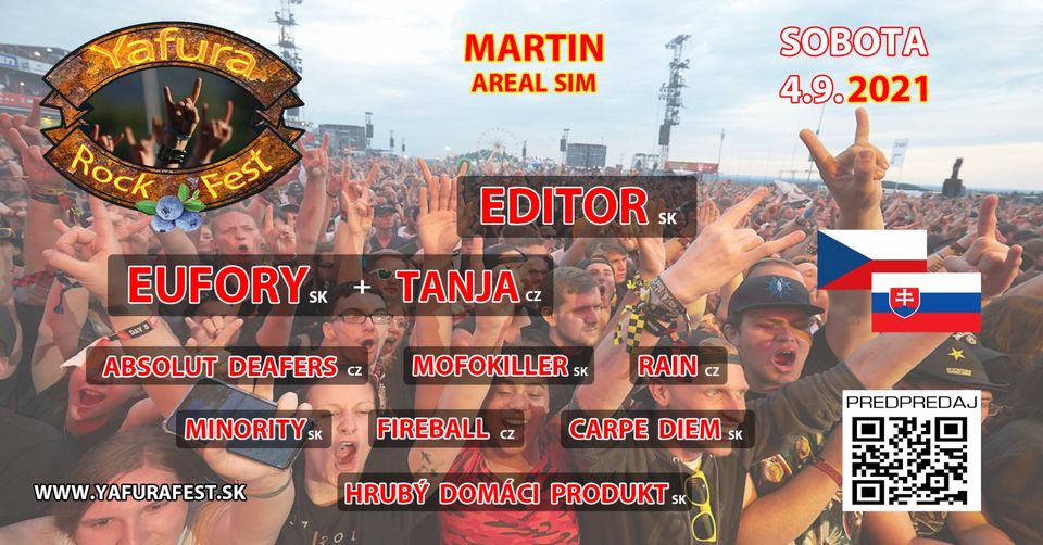 Kluboofka TV podporuje Yafura Rock Fest 2021 ze Slovenska