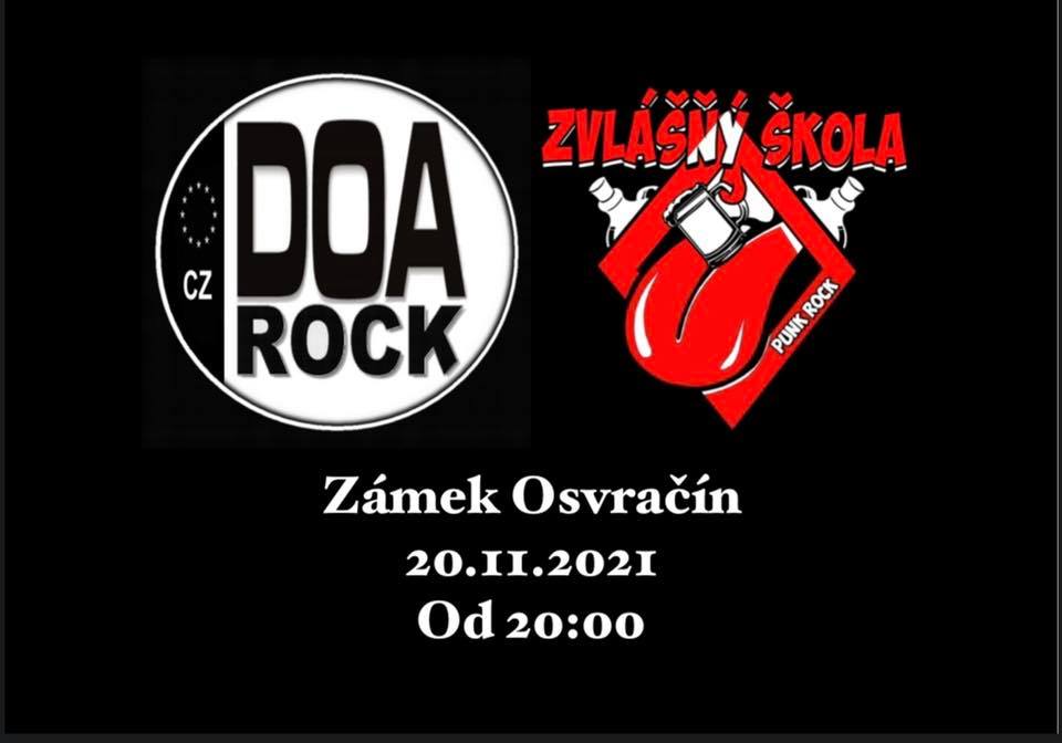 Kulatých 35 let oslaví domažlická parta DOA rock v Osvračíně  !!!ZRUŠENO!!!