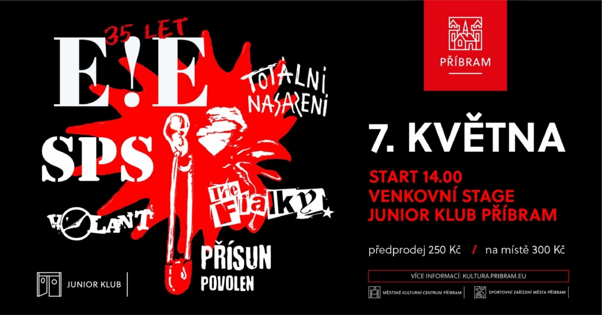 Legenda českého resp. příbramského punku kapela E!E slaví 35 let