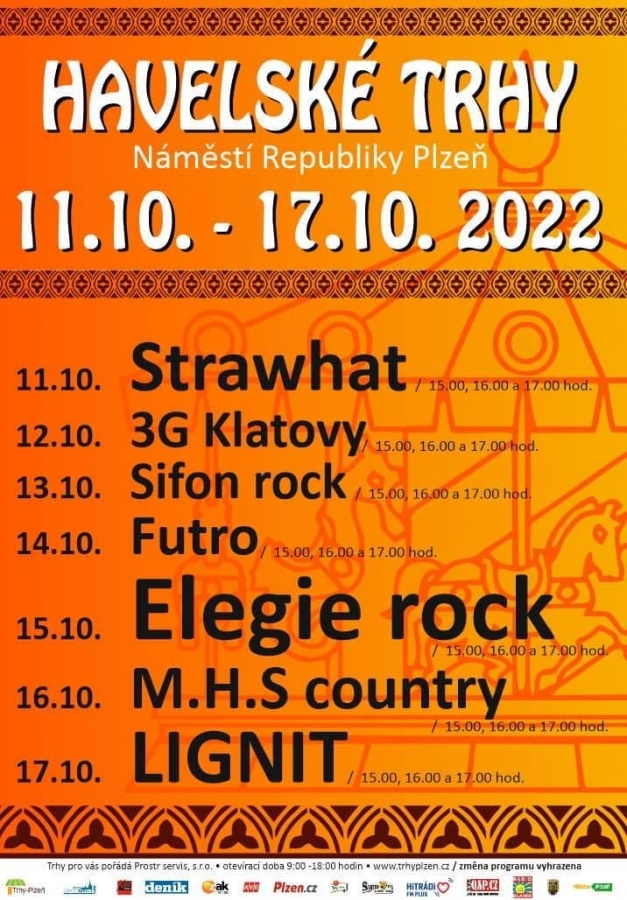 Domácí Elegie se v sobotu představí na Havelských trzích v centru Plzně
