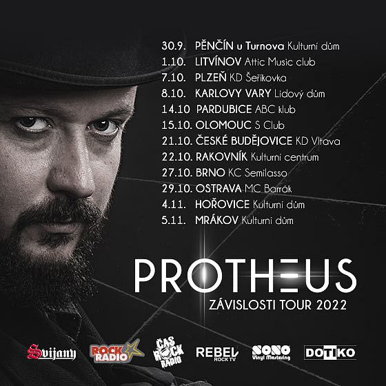 Soutěž o 2 vstupenky na PROTHEUS - Závislosti tour 2022 v Hořovicích