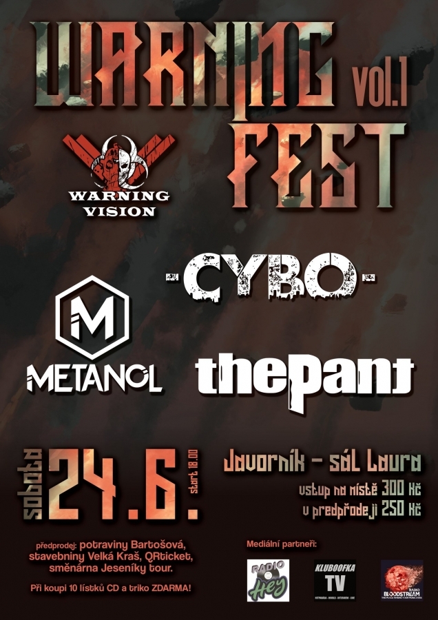 Warning fest vol 1 - Nezapomenutelný hudební zážitek v Javorníku ve Slezsku