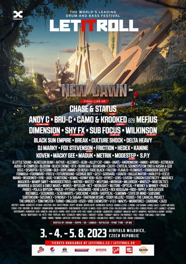 Chase & Status, Wilkinson, Sub Focus a spousta dalších. Let It Roll 2023 nabídne nejvíce zahraničních interpretů