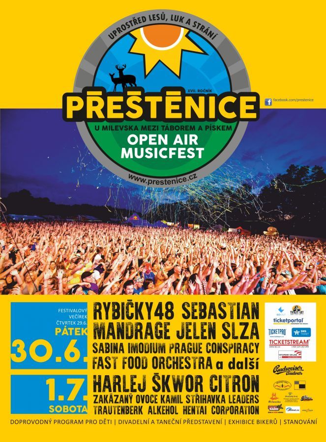 FESTIVAL OPEN AIR MUSICFEST PŘEŠTĚNICE UŽ PŘÍŠTÍ TÝDEN!