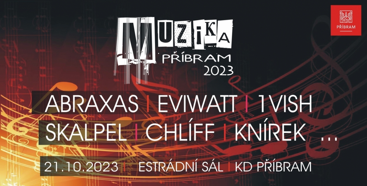 Multižánrový festival Muzika Příbram 2023 se hlásí o slovo dalším ročníkem