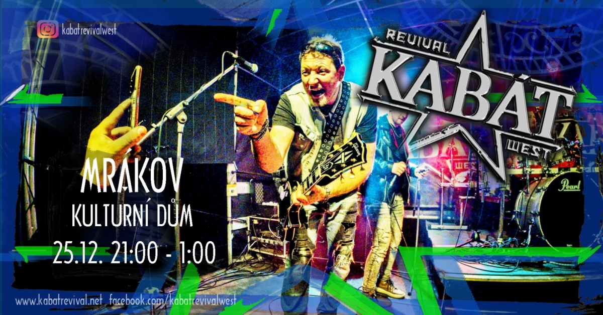 Kabát revival West odpálí vánoční mejdan v KD Mrákov!