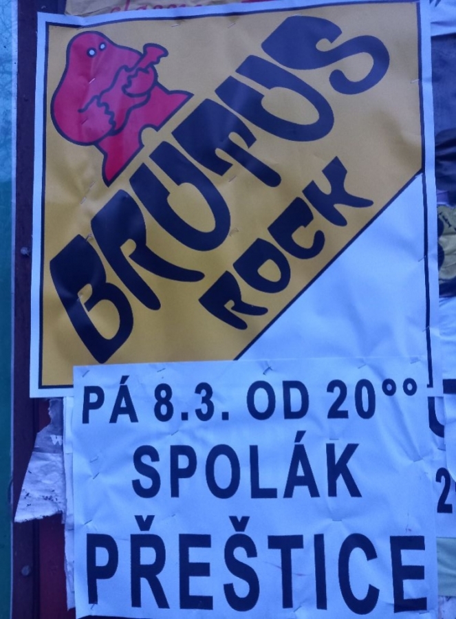 Přeštický Spolák - bigbítová oslava MDŽ s kapelou Brutus