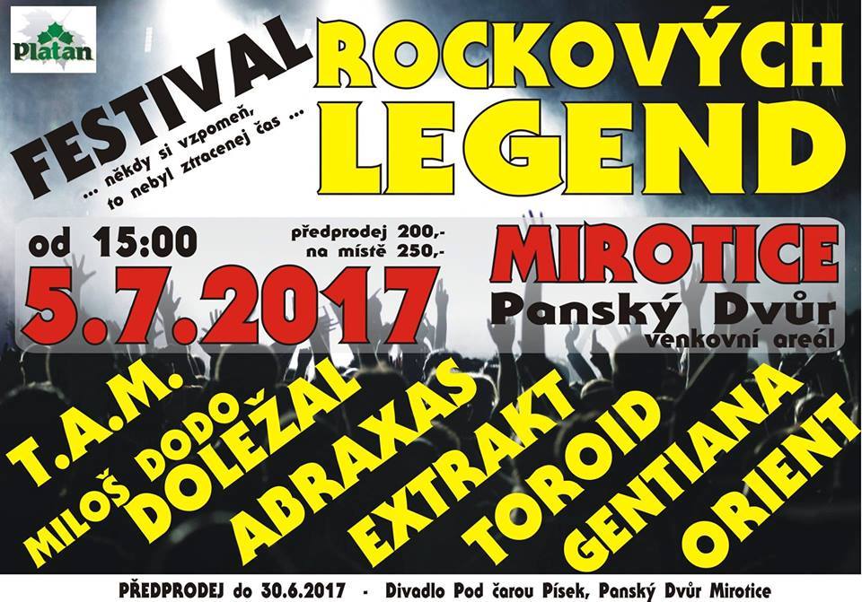 Festival rockových legend vypukne již příští týden