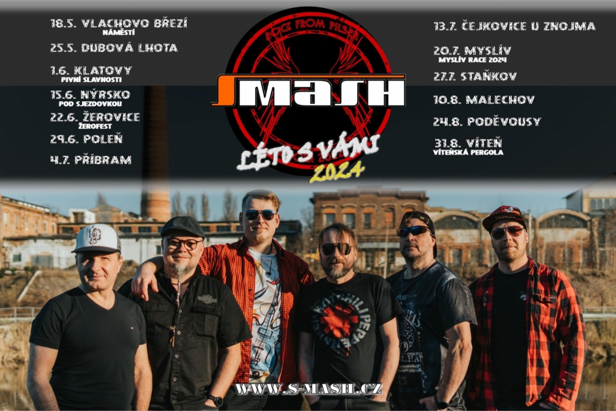 Bigbítový večer ve Zdemyslicích U Komorousů bude patřit rockové kapele SMASH