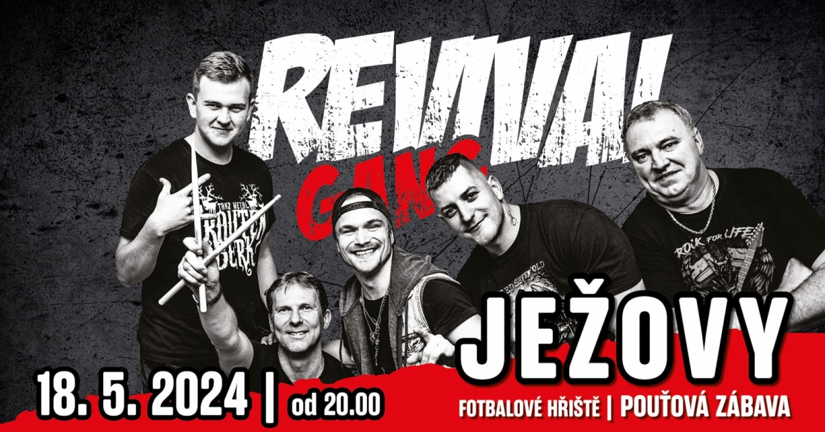 Ježovy nabídnou jak sváteční pouťovou atmosféru, tak dobrou muziku skupiny Revival Gang