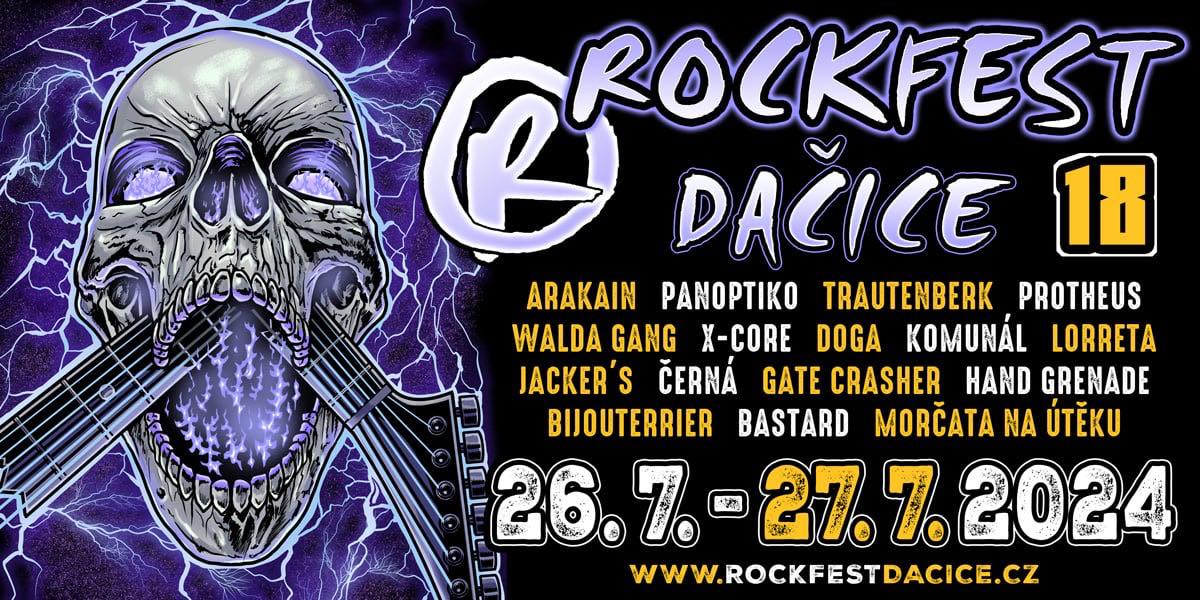 Rockfest v Dačicích po roce a opět s nadupaným programem.