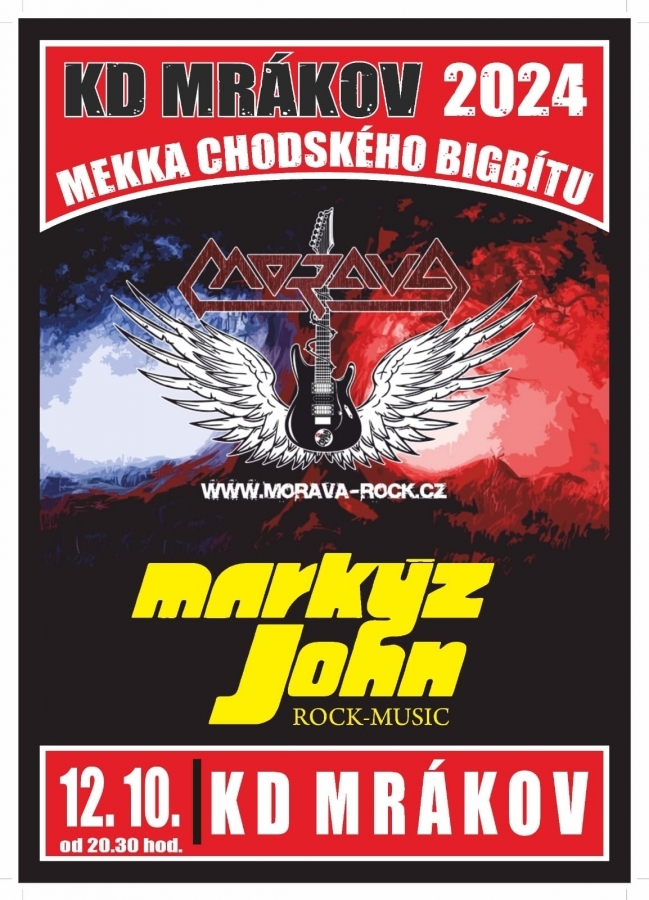 Morava a Markýz John aneb rockové legendy míří do Mekky chodského bigbítu!