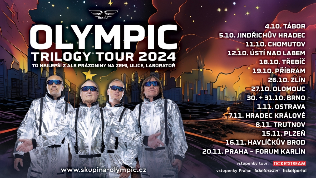 Sportovní hala v Příbrami se stane jednou ze zastávek republikové Trilogy Tour 2024 legendárního Olympicu