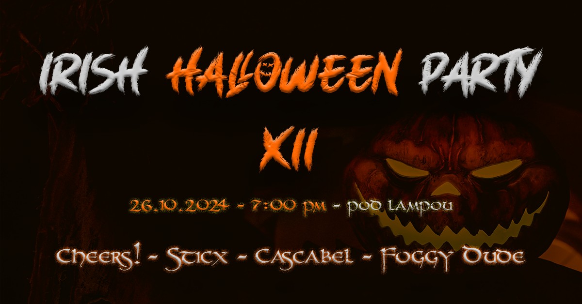 Plzeňská Lampa připravuje pro tradičně početné obecenstvo Irish Halloween Party #12