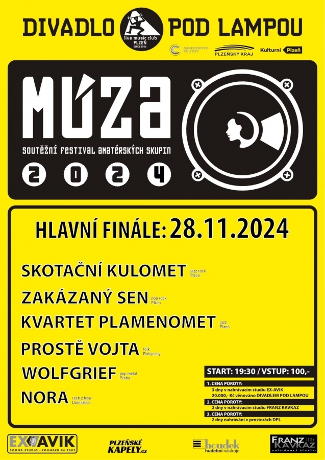 Hlavní finále Múzy 2024 je na spadnutí, o ceny nejvyšší zabojuje šestice kapel