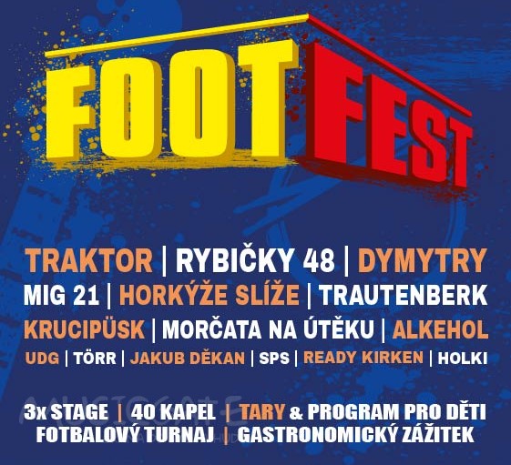 Soutěž o vstupenky na festival Footfest 2025: Připravte se na nezapomenutelné léto plné hudby, zážitků a zábavy pro celou rodinu!