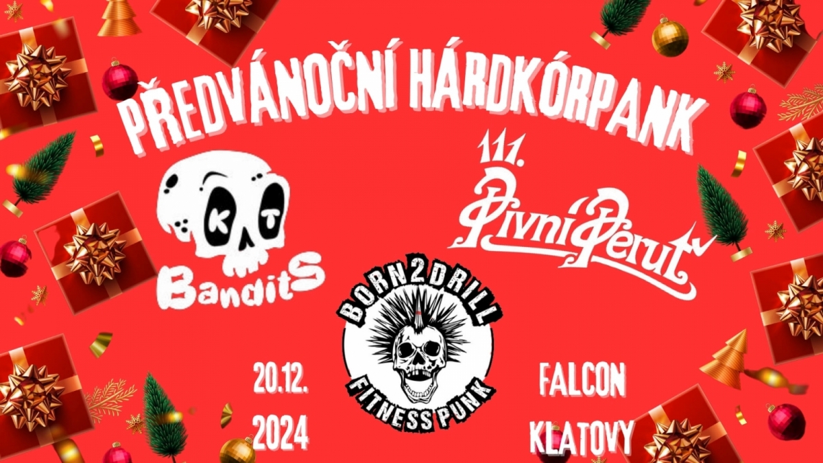 Závěr adventu bude ve Falconu patřit ostře laděné akci Předvánoční Hárdcórpank