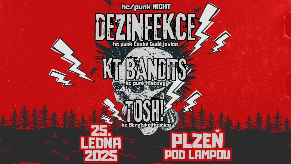 V Lampě bude živo, o provětrání zvukové aparatury se postará trojice HC-punkových kapel