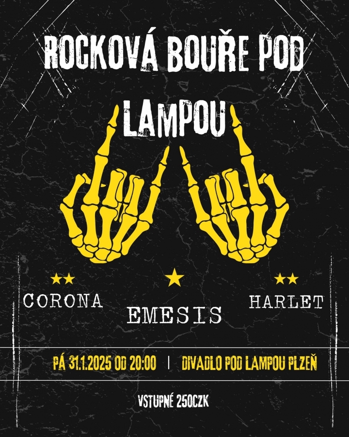 Rocková bouře pod Lampou láká výběrovým line-upem