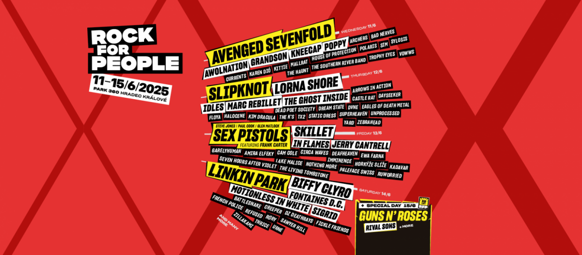 Rock for People ohlásil čtvrtého headlinera, legendární Sex Pistols, historicky největší ročník festivalu bude brzy vyprodaný!
