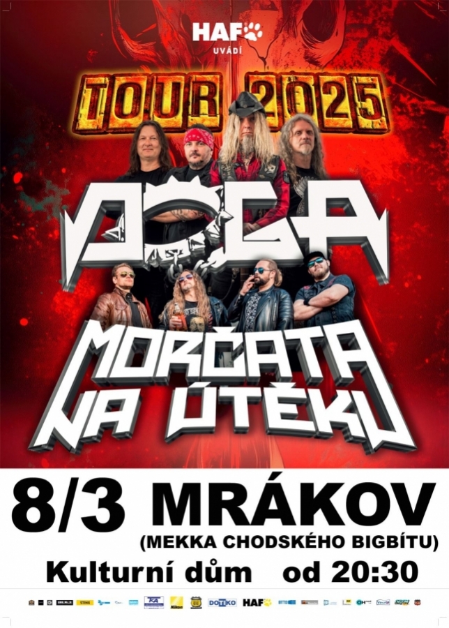 Legendární Doga a Morčata na útěku rozezní KD Mrákov!