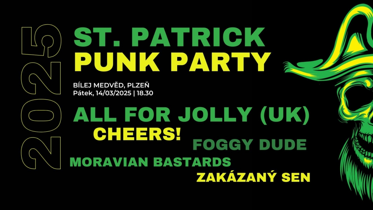 Týden po MDŽ čeká na hosty Bílýho Medvěda výjimečná akce – festival s názvem St. Patrick’s Punk Party