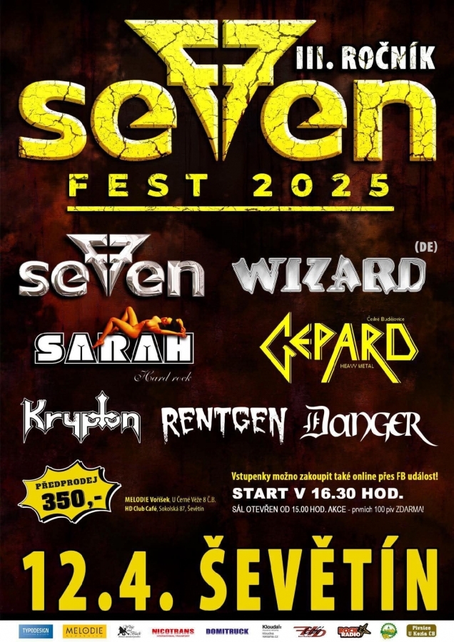 V prostorném KD Ševětín se přihlásí o slovo Seven Fest s pořadovým číslem tři