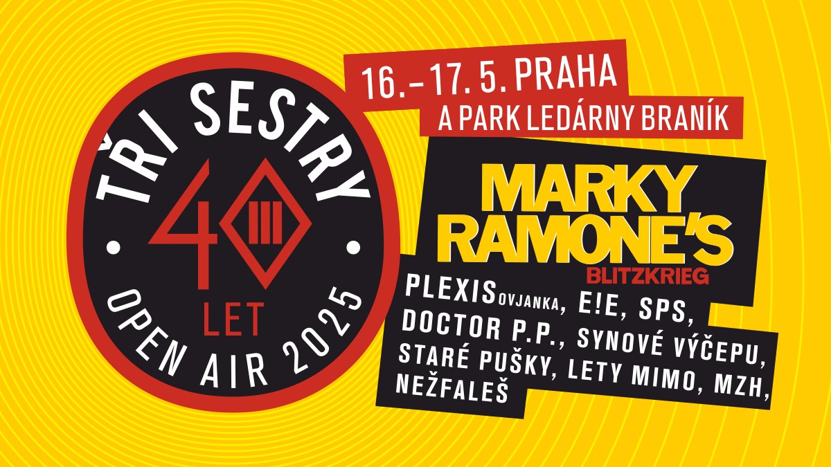 TŘI SESTRY 40 LET OPEN AIR v Braníku se nezadržitelně blíží!